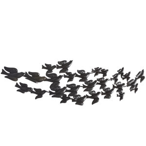 Breakwater Bay Swallow Flock Metal Wall Decor & Reviews | Wayfair