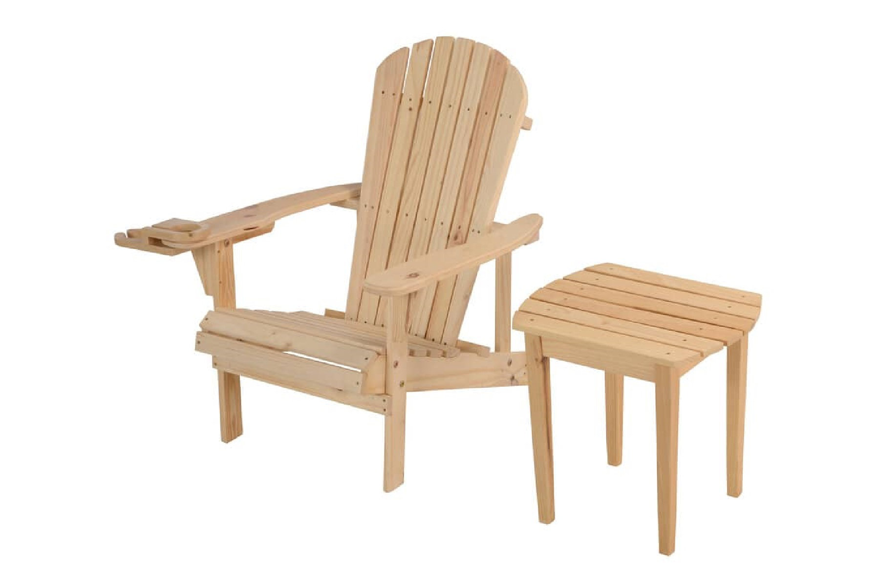 Longshore Tides Artiana Pine Outdoor Adirondack Chair Wayfair