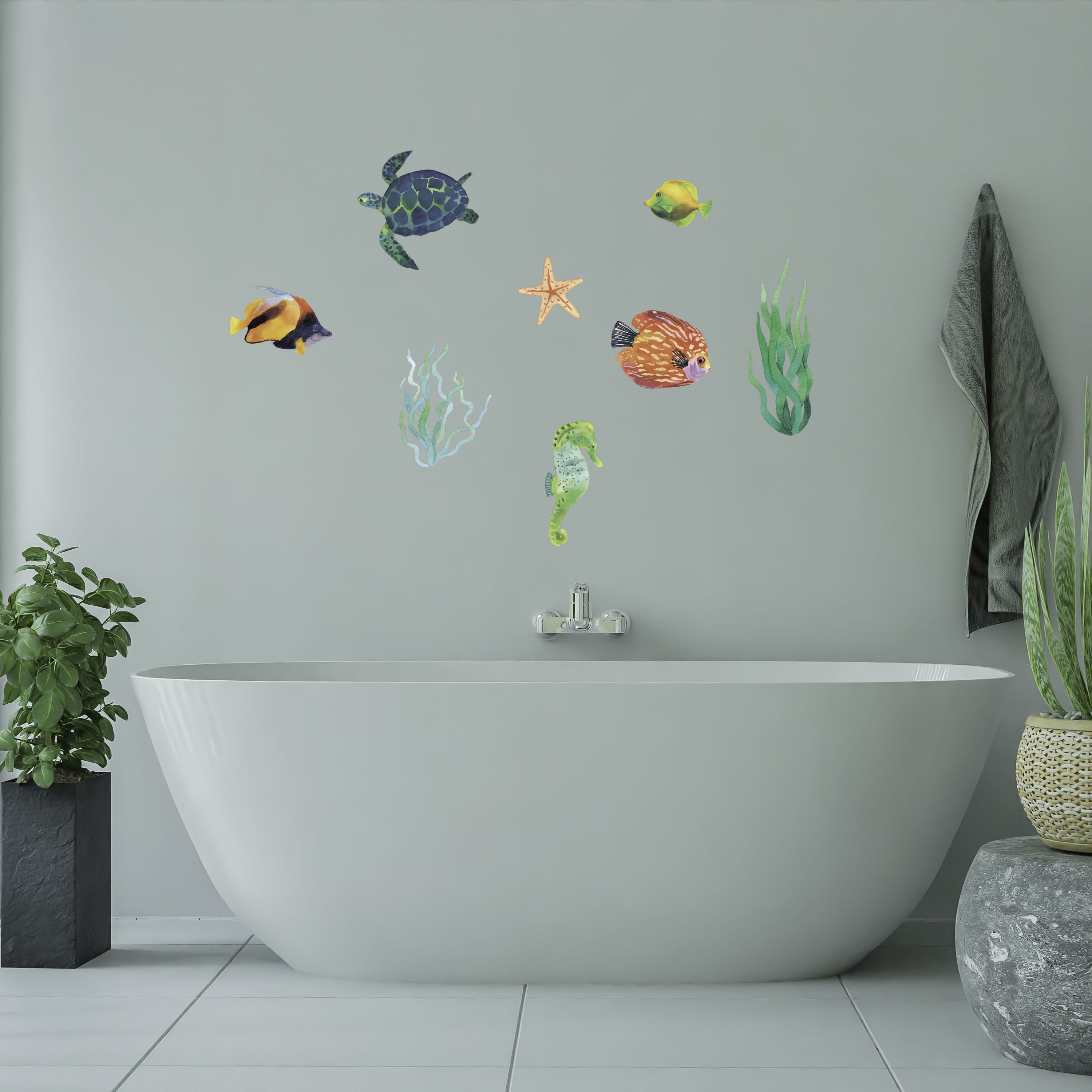 Highland Dunes Beneath the Ocean Wall Decal Wayfair