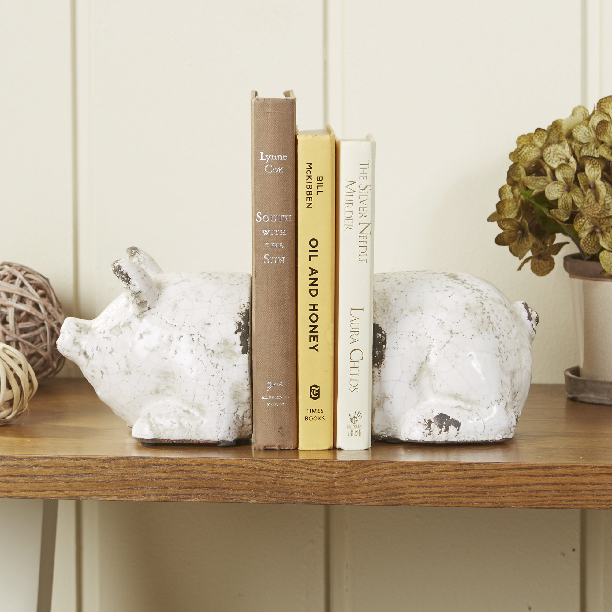 August Grove® Spotted Pig Bookends & Reviews Wayfair