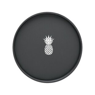 Elegant Pineapple Design Serving Tray With 3 Small Serving Bowls Party Platter 