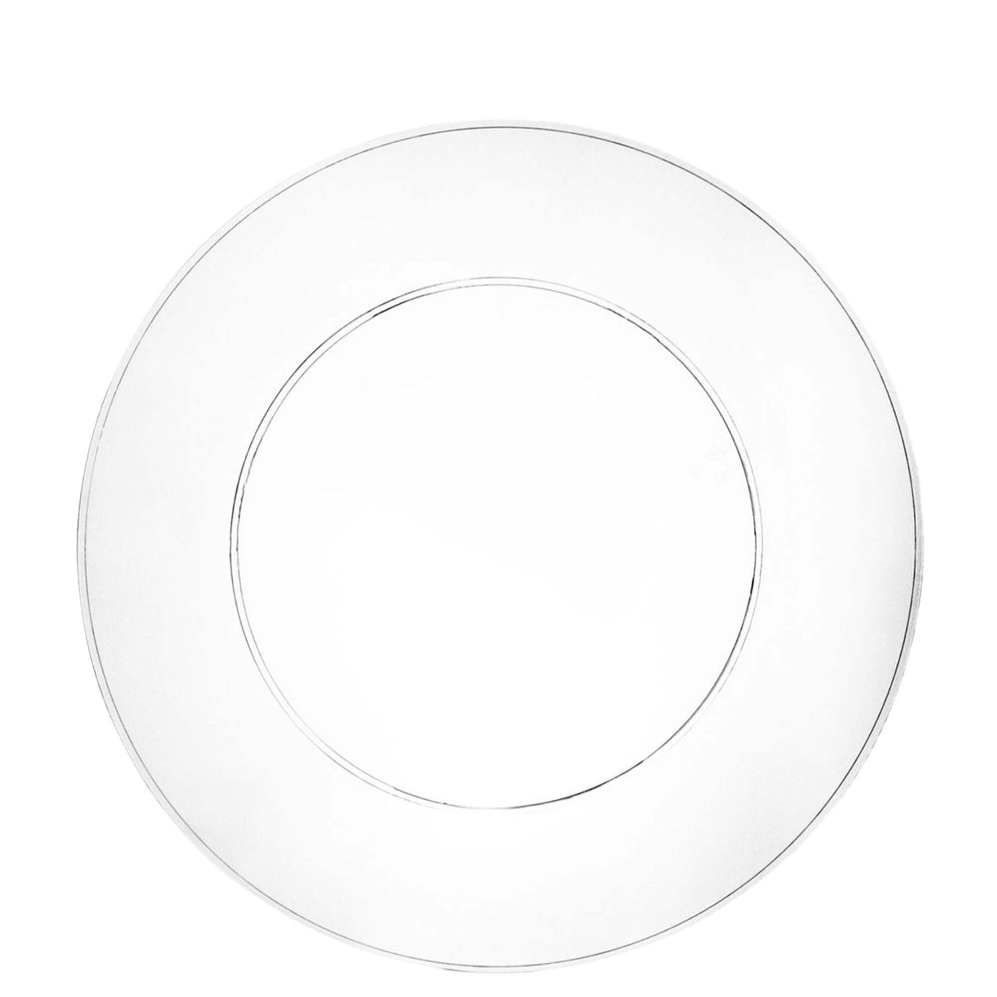 Ecoquality 9 Inch Round Clear Plastic Plates Mod Collection 110 Guests