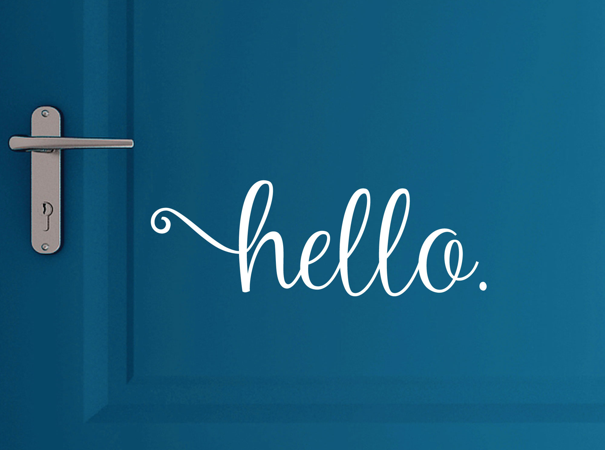 Trule Hello Wall Decal & Reviews Wayfair