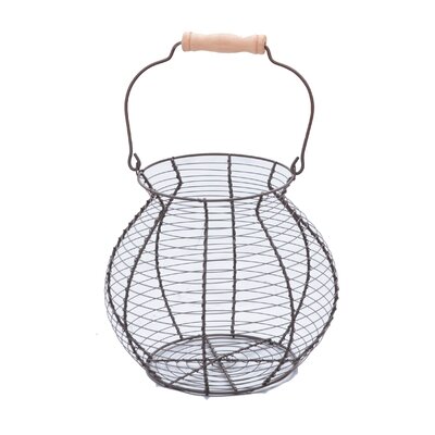 Vintage Style Wire Egg Basket