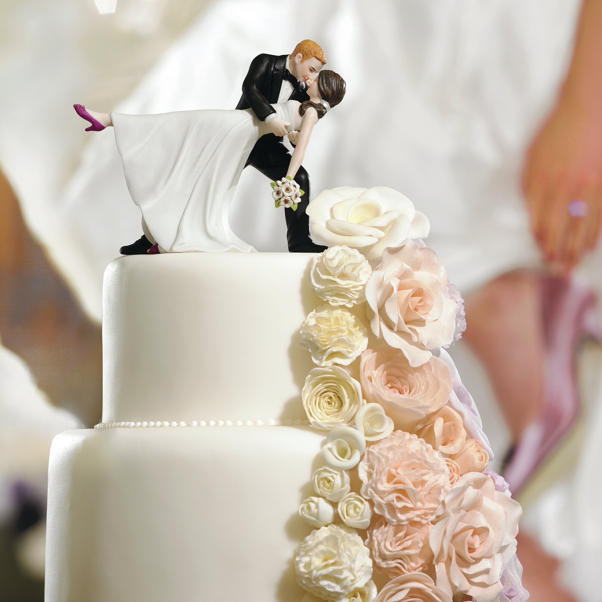 Stylized Bride and Groom Wedding Cake Topper Weddingstar 