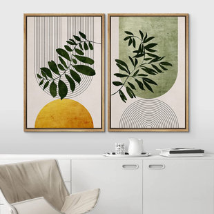 3 Panel Wall Art Lime Green Floral Canvas Pictures Living Room 3098 