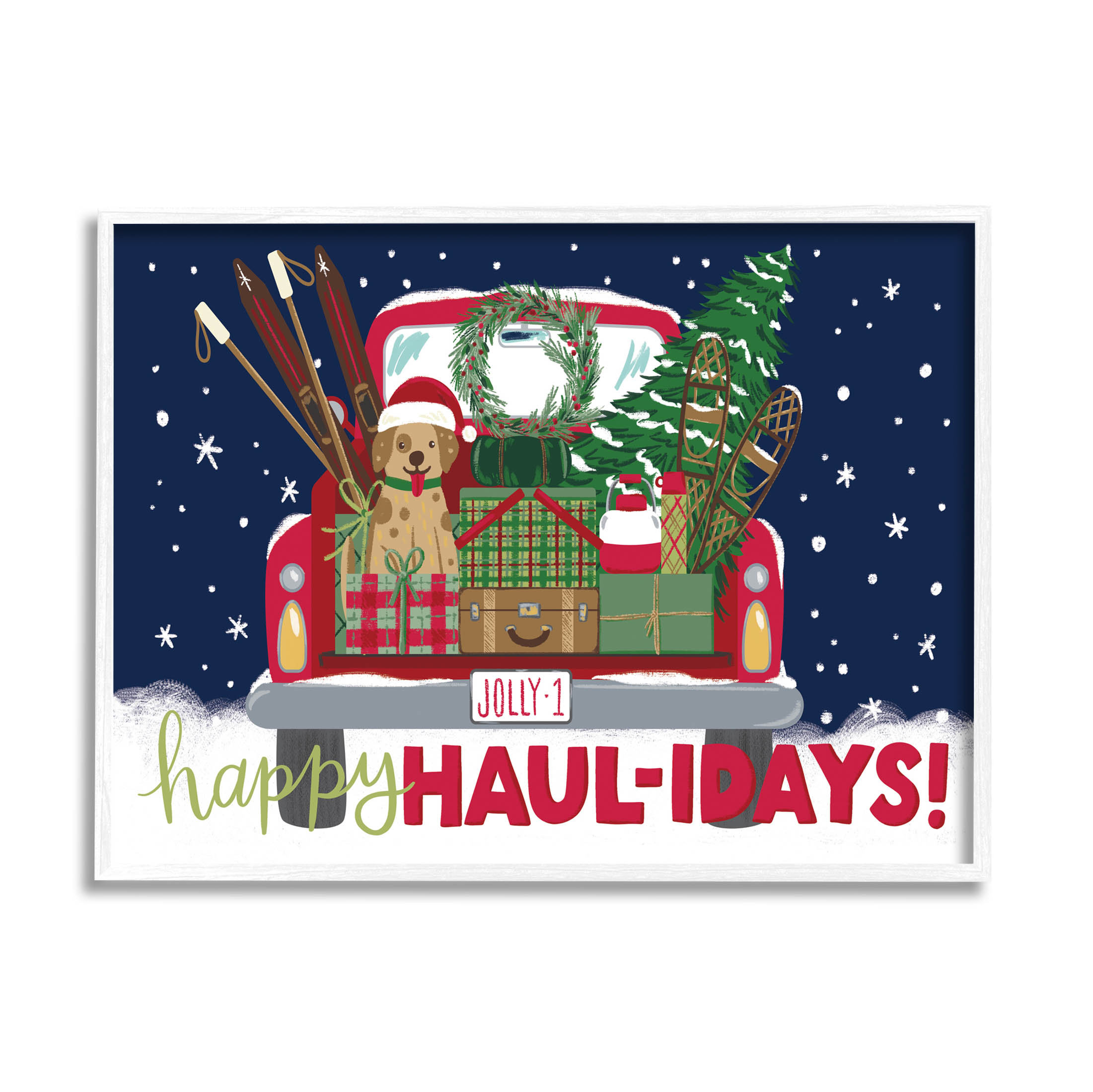 Vintage 1993 Hallmark Handcrafted Ornament 'Happy Haul-idays' #15 in