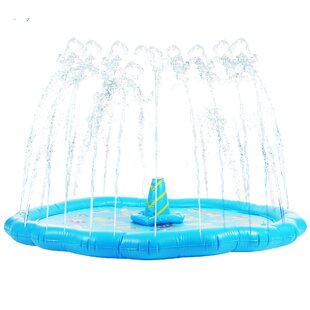 Portable Kids Splash Pool for NextX Splash Pad/ 68'' Water Play Pad for Summer 