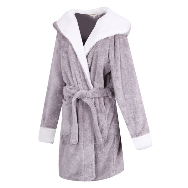 richie house women's plush soft warm fleece bathrobe robe
