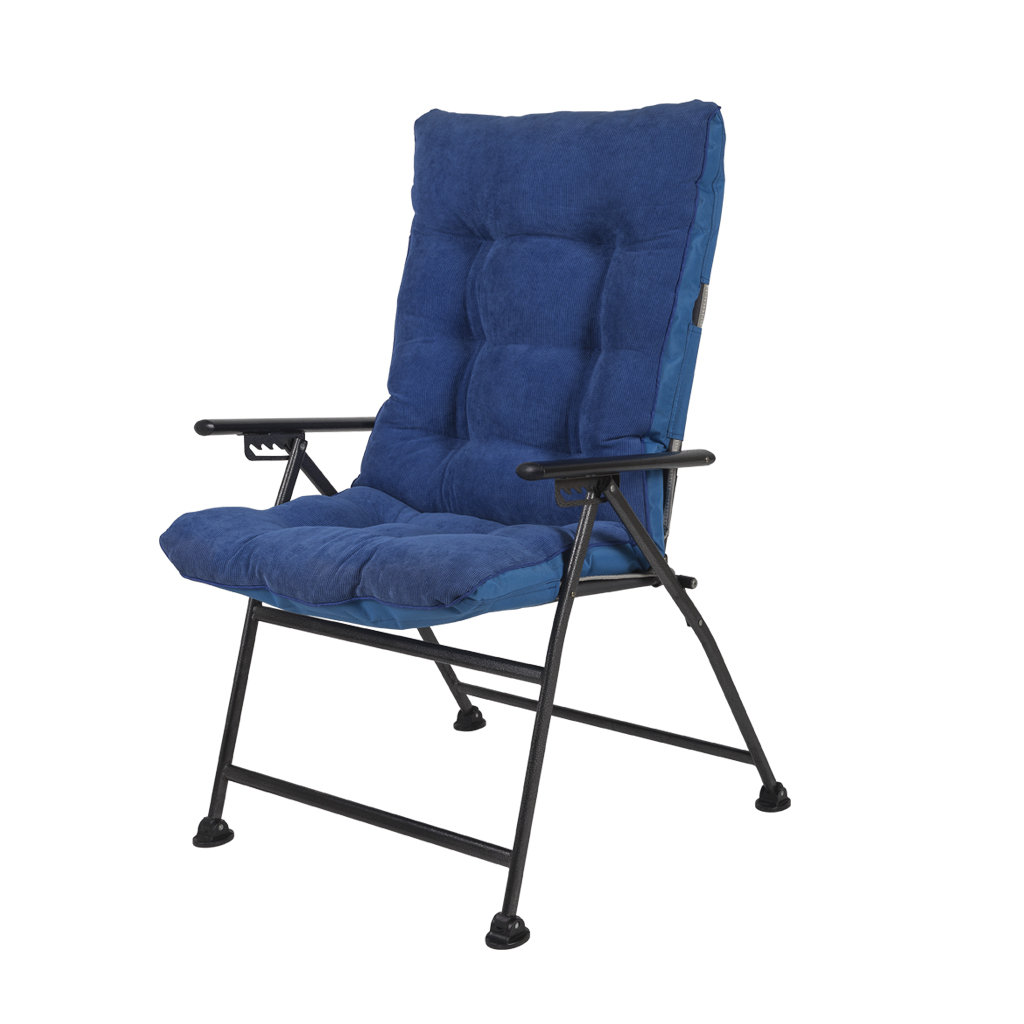 Ebern Designs Goodlow Reclining Camping Chair with Cushion & Reviews Wayfair