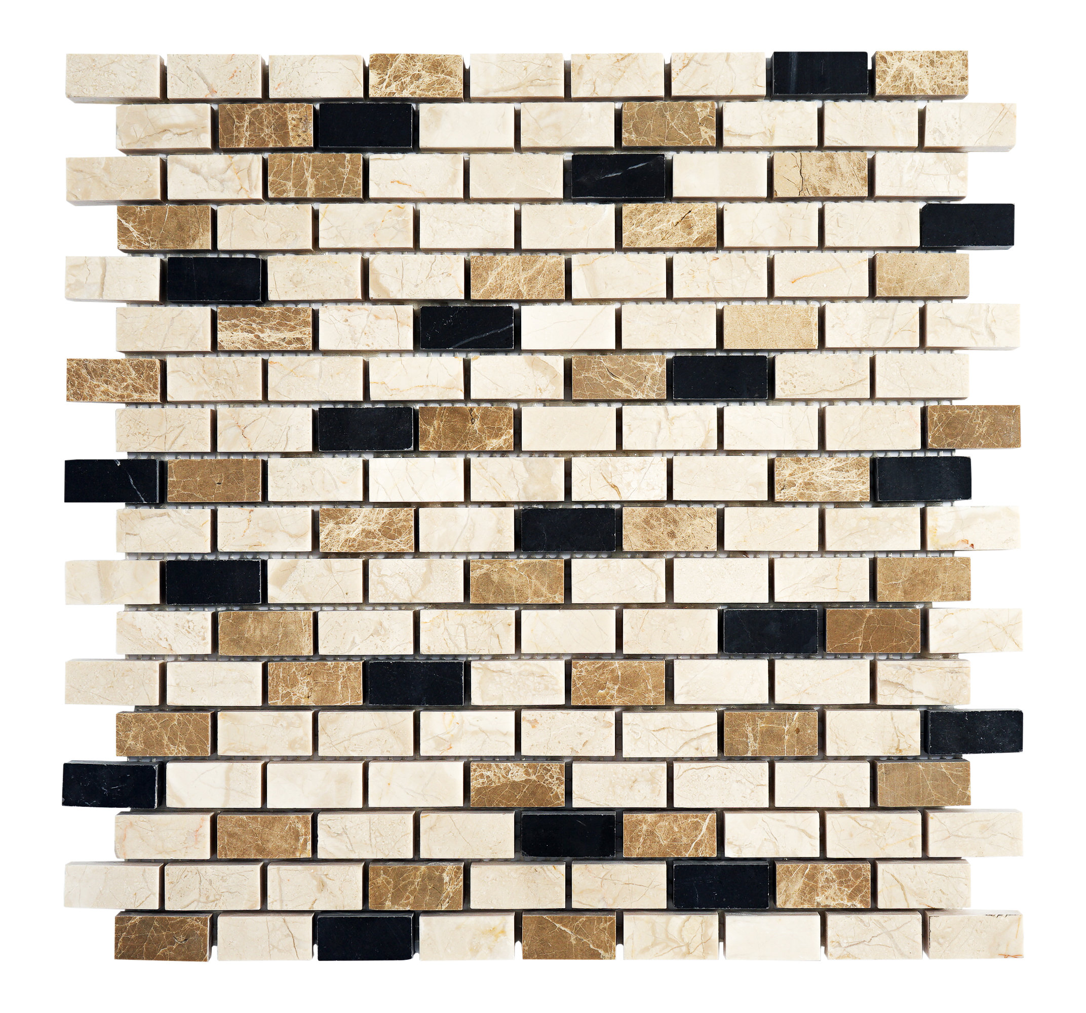 Maricera 12" x 12" Marble Brick Mosaic Wall & Floor Tile Wayfair