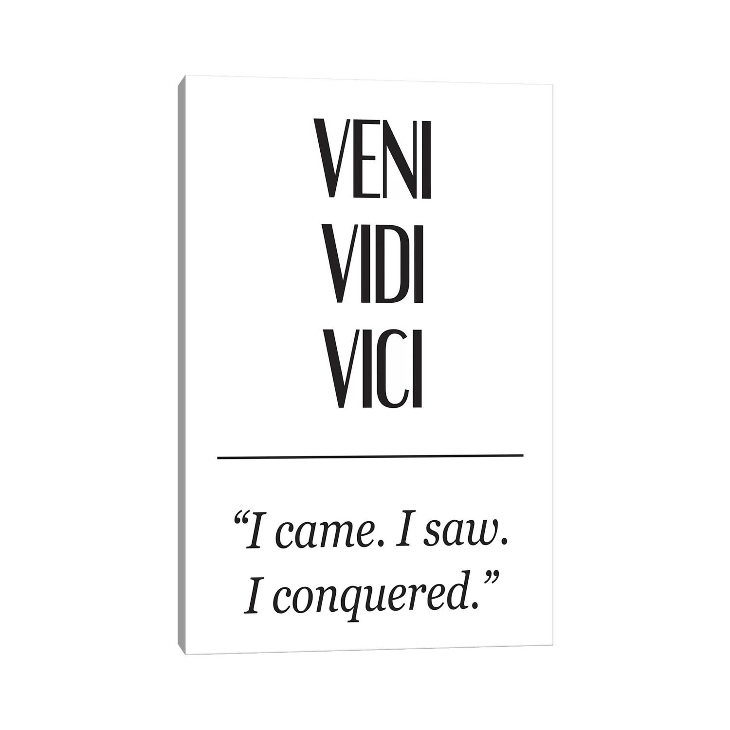 Bless international Latin Meanings Veni Vidi by Pixy Paper Wrapped