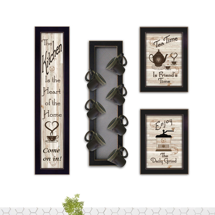 August Grove® 4 Piece Kitchen Wall Décor Set & Reviews | Wayfair