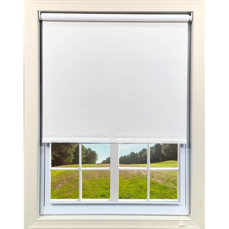 Roller Blinds Blackout Blind Easy Fit PVC Mini Window Windows Many Size/Colours 