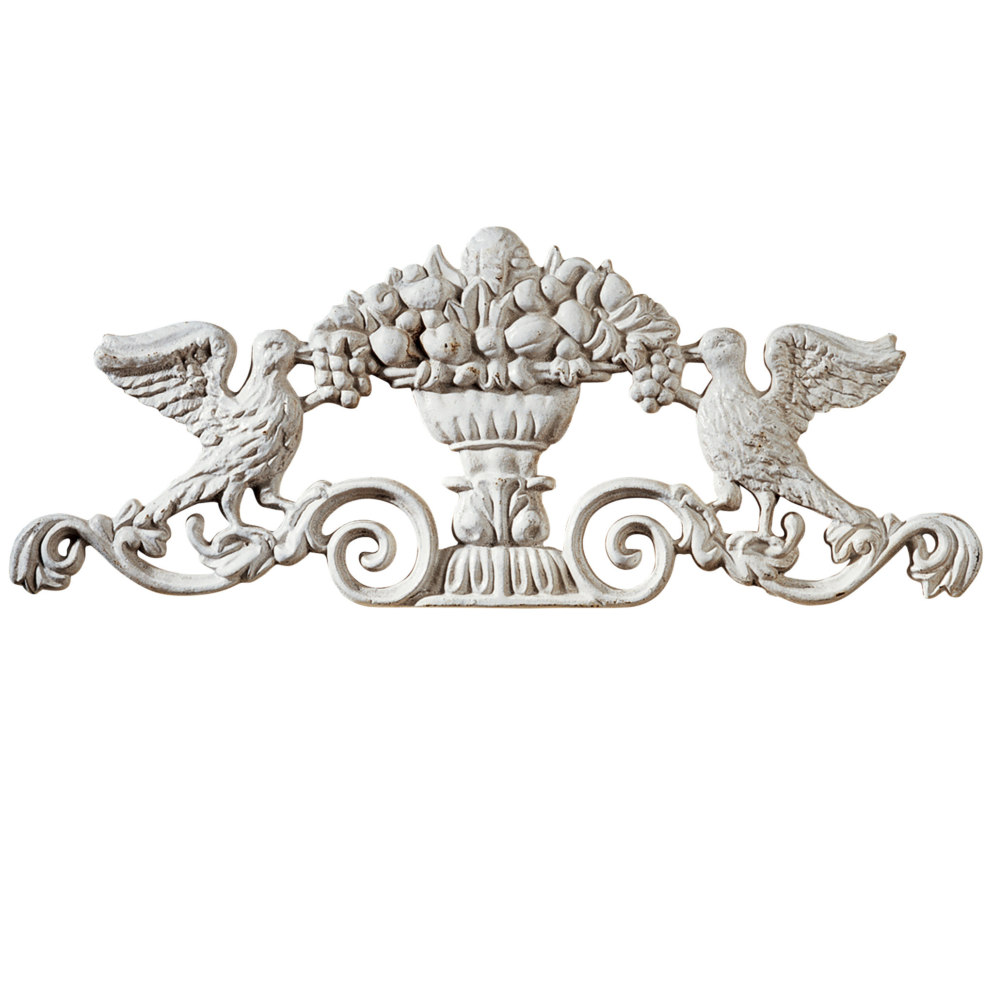 Design Toscano Urn Ornamental Architectural Pediment Wall Décor