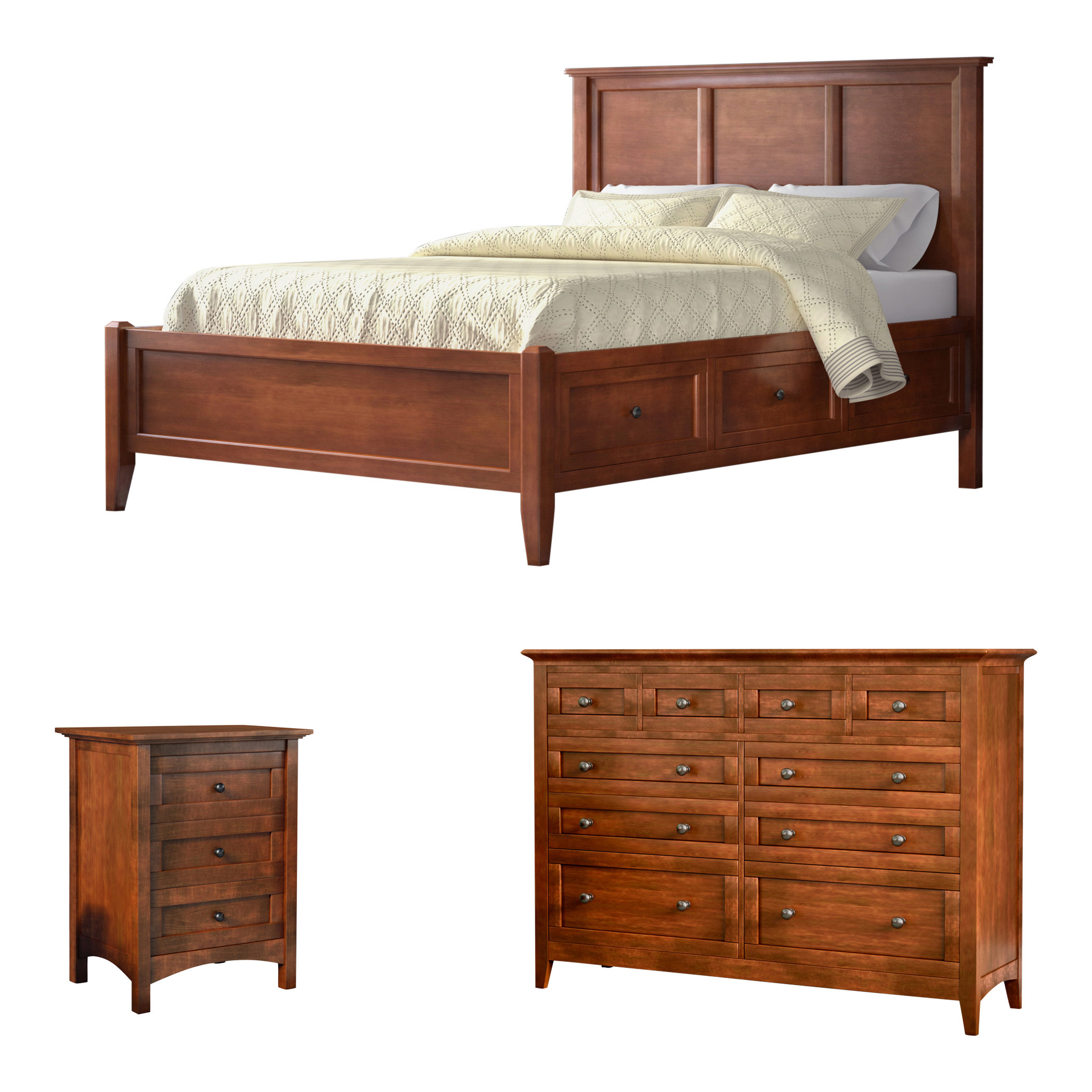 Birch Lane™ Melusina Solid Wood Configurable Bedroom Set & Reviews