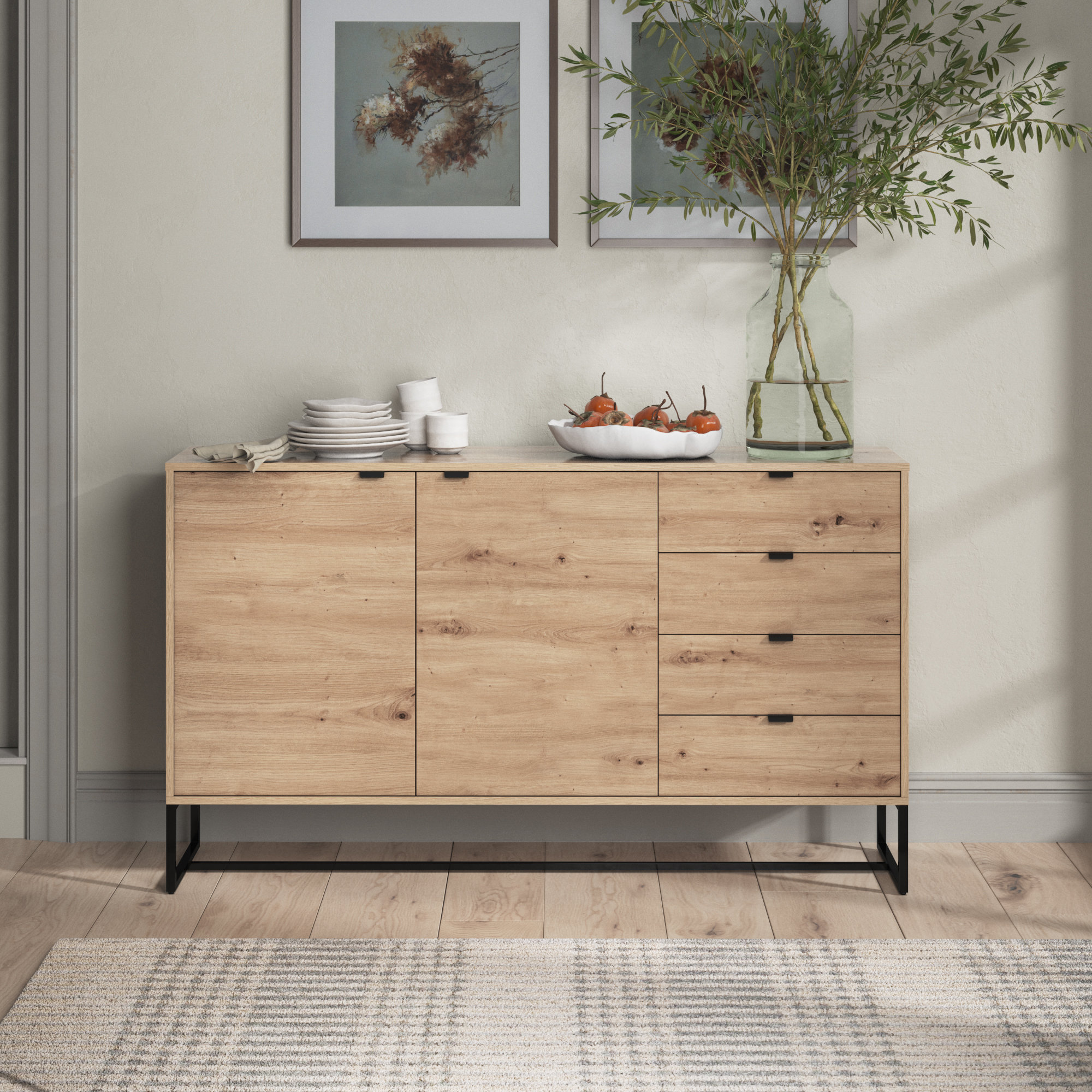Fernleaf Wyatt 153Cm Wide 4 Drawer Sideboard Wayfair.co.uk