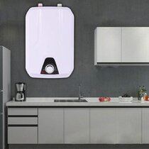 Electric Mini-Tank Water Heater Household Kitchen  2-Gallon 8L/min 2.1GPM 1500W 