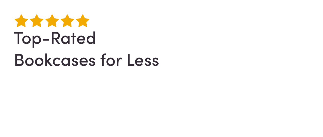 Top-Rated Bookcases for Less