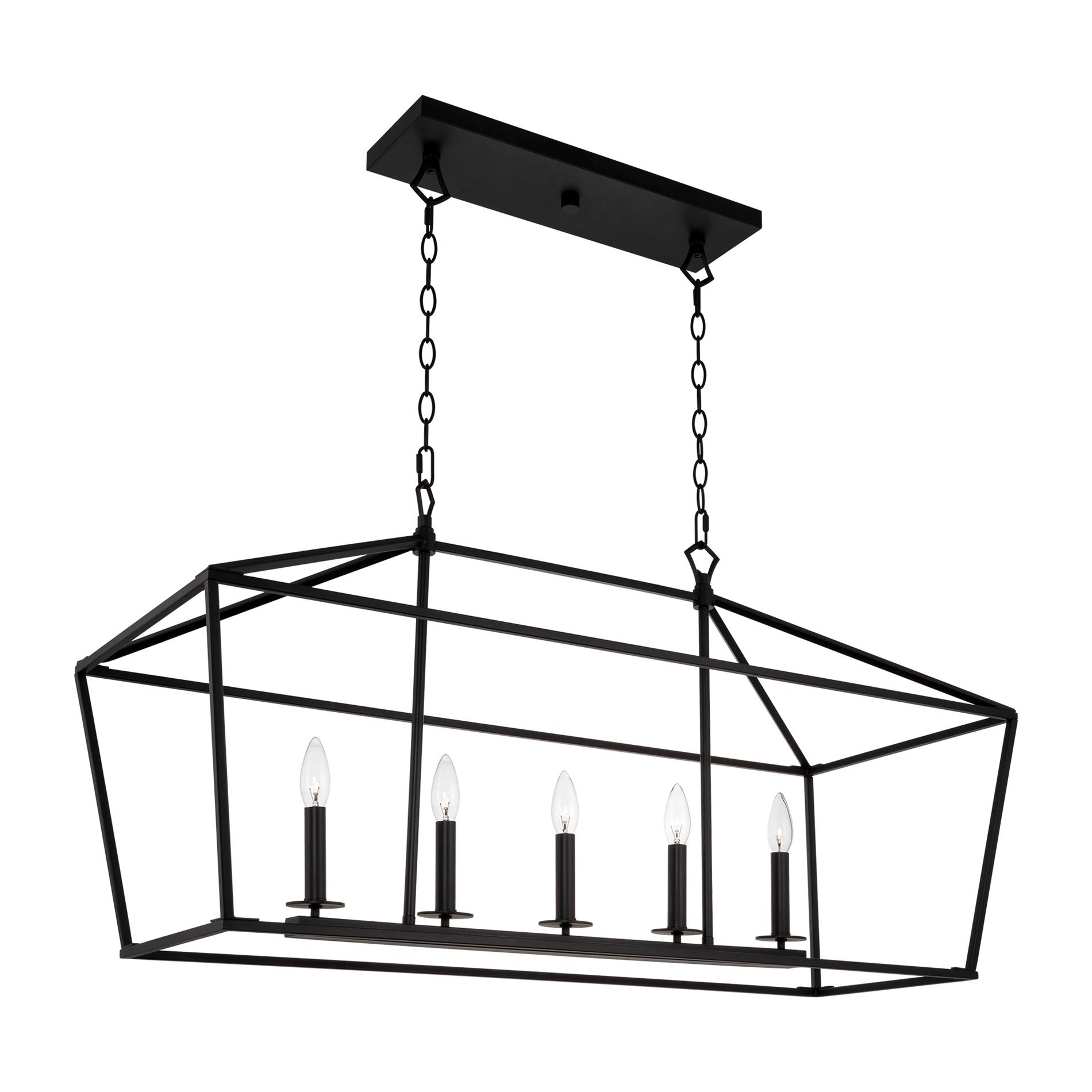 Gracie Oaks Soka 5 Light Black Kitchen Island Pendant Wayfair