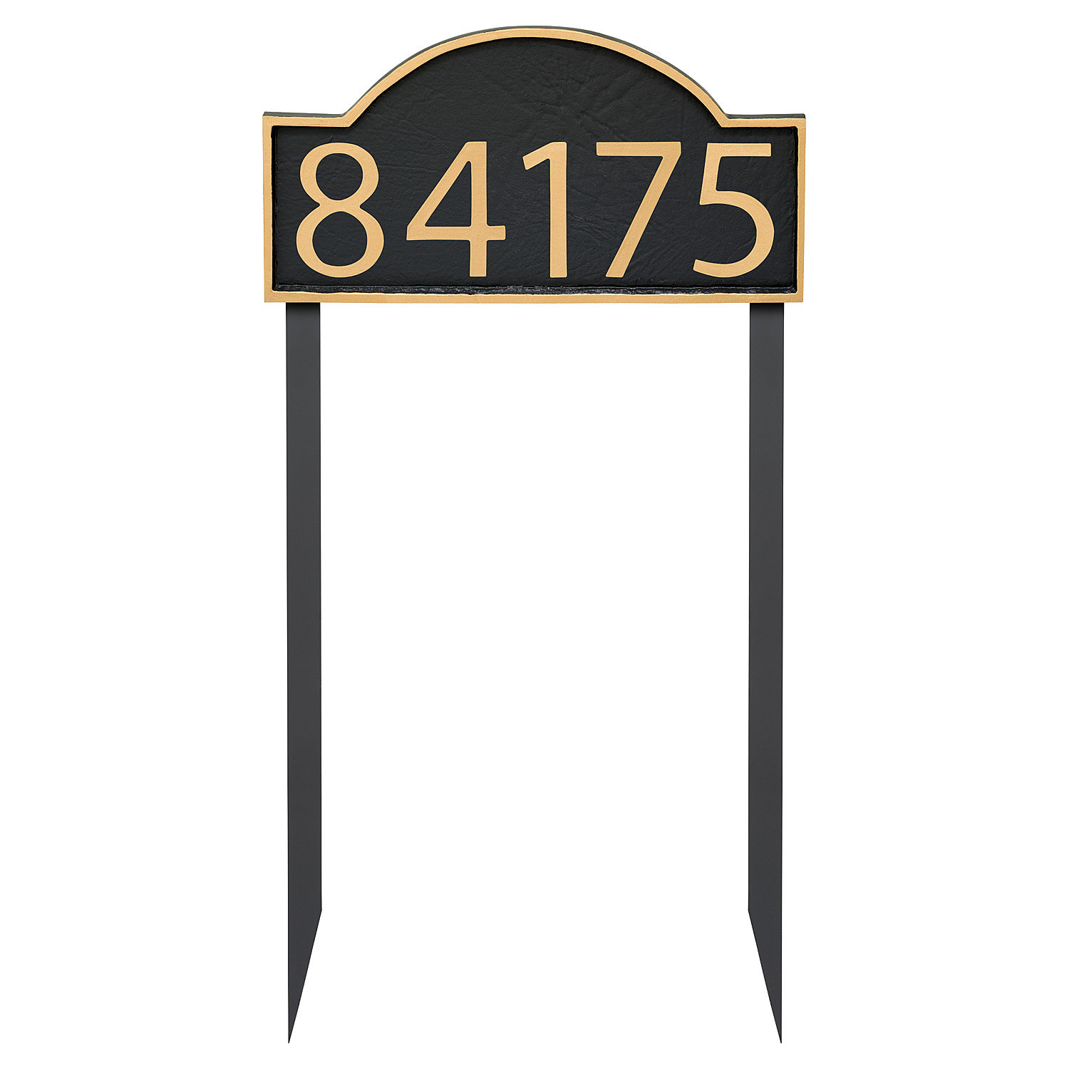 Montague Metal Products Soft 1Line Lawn Address Sign Wayfair