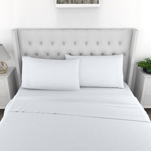 1 flat sheet & 2 Pillowcase Dark Grey Stripe Egyptian Cotton Queen Size 