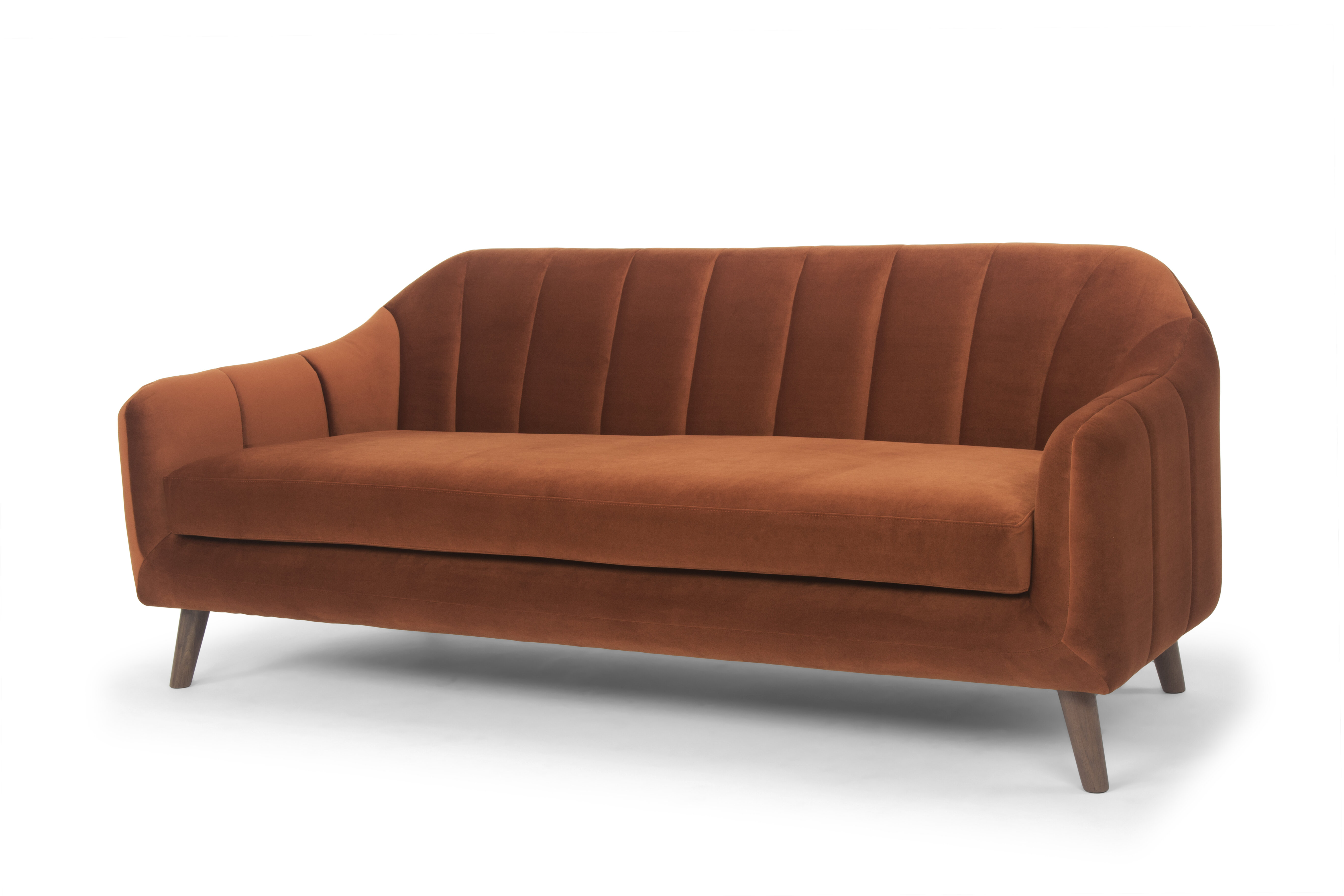 Boevange-Sur-Attert 81” Round Arm Sofa
