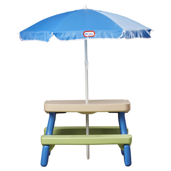 Little Tikes Easy Store Jr. Play Table with Umbrella & Reviews | Wayfair