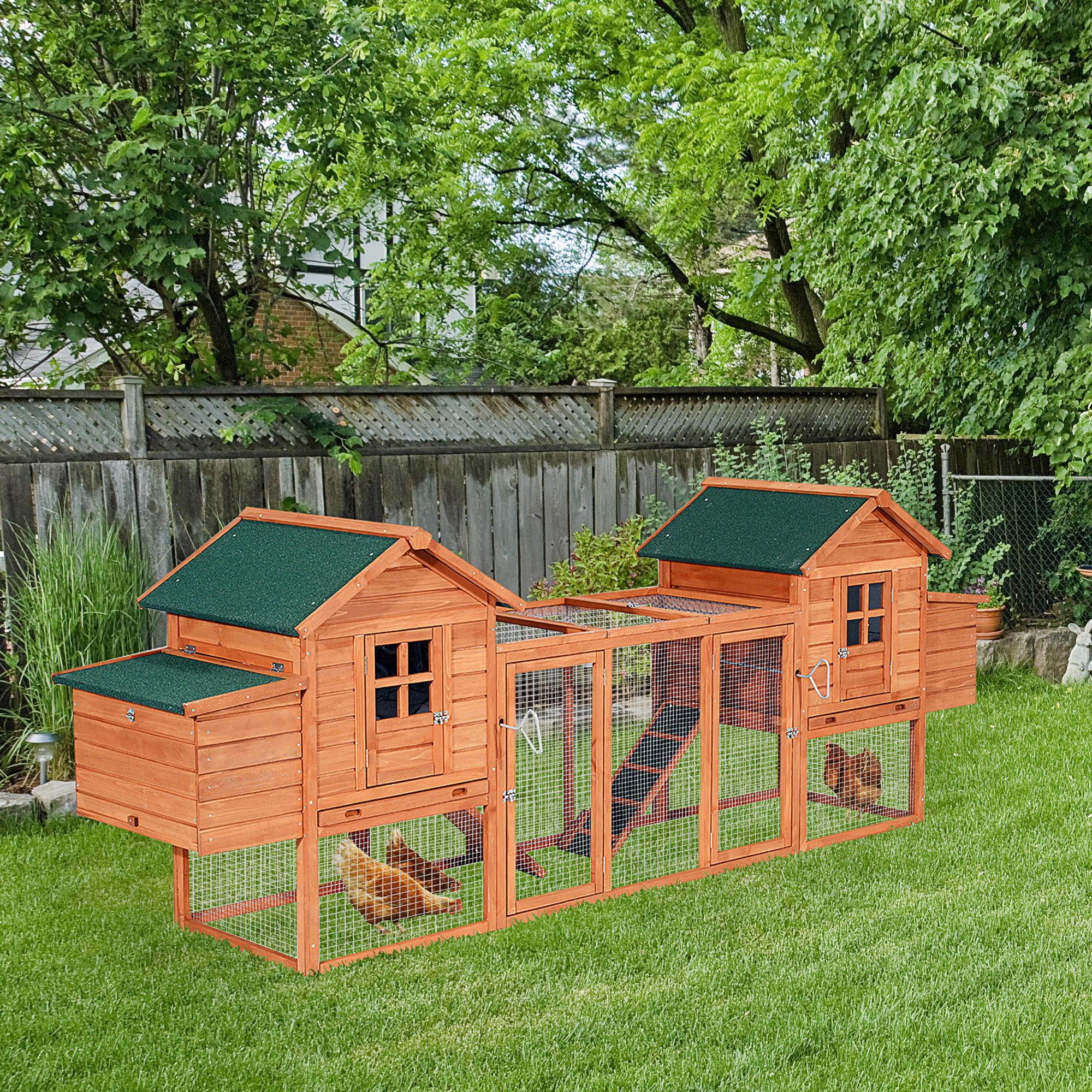 Tucker Murphy Pet™ Gaenside 8.1 Square Feet Chicken Coop with Chicken