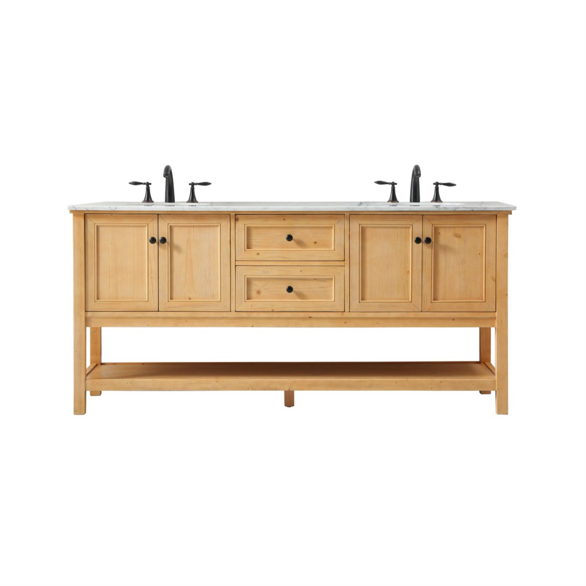 Letourneau 72" W x 22" D x 34" H Double Bathroom Vanity & Reviews