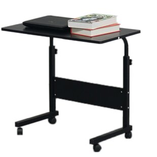 Computer Mobile Stand Laptop Desk Home Rolling Adjustable Portable Table Office 