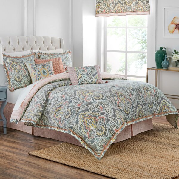 Luxury WAVERLY CHECK Printed Reversible Duvet Cover+Pillow Case Bed Set All Size 