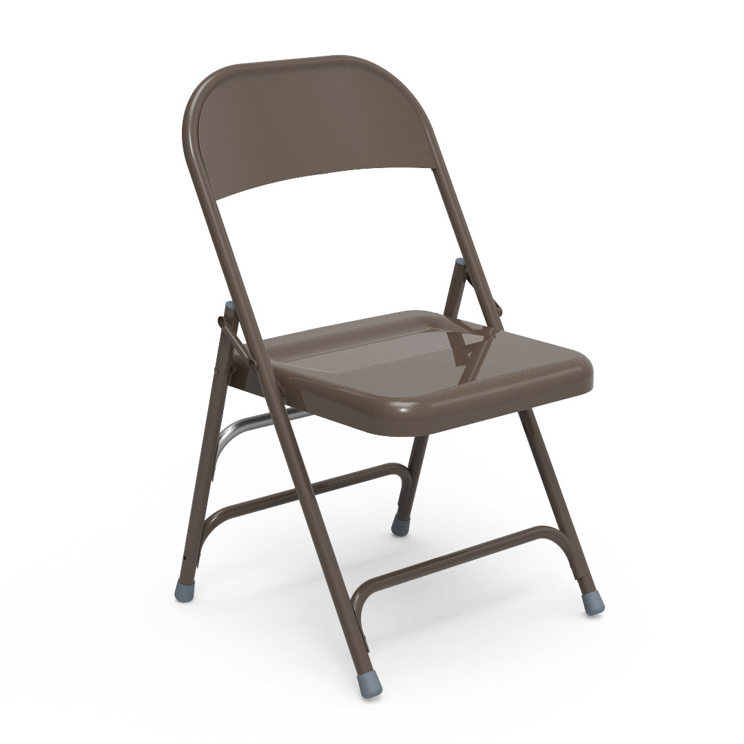 Virco 167 167 Series Folding Chair With Plastic Caps Wayfair