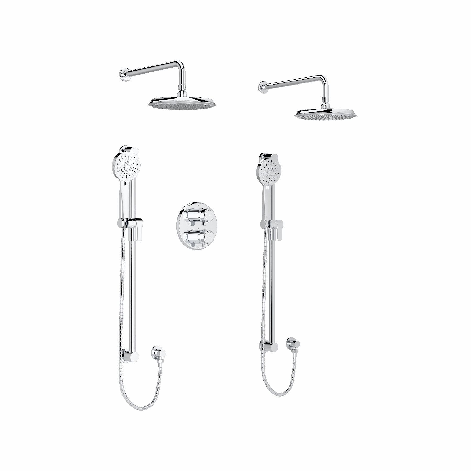House of Rohl Pressure Balanced Complete Shower System with Roughin