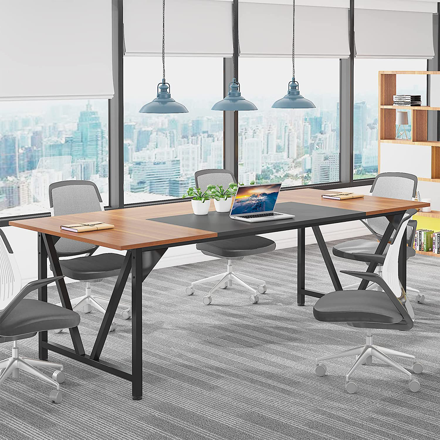 Inbox Zero Kejuan Rectangular Conference Table Wayfair