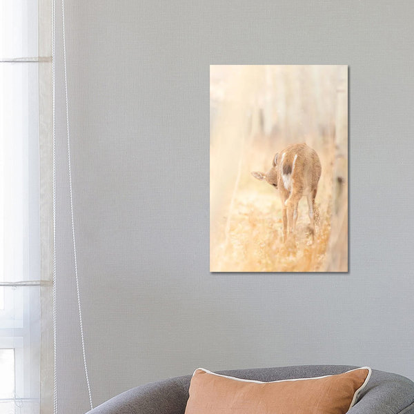 Union Rustic Bambi Deer At The Light Of Sun by - Wrapped Canvas ...