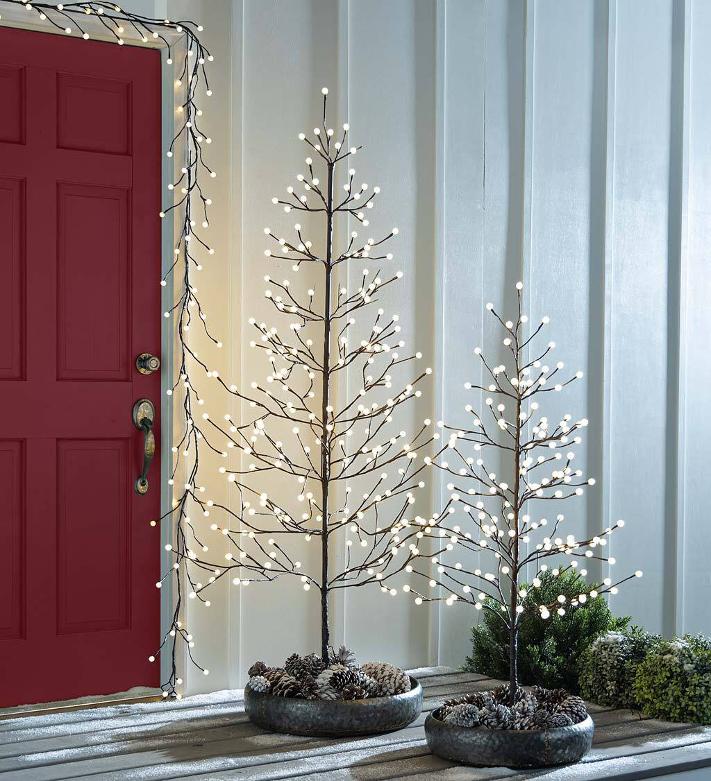 Plow & Hearth 49'' Faux Moss Tree in Pot Wayfair