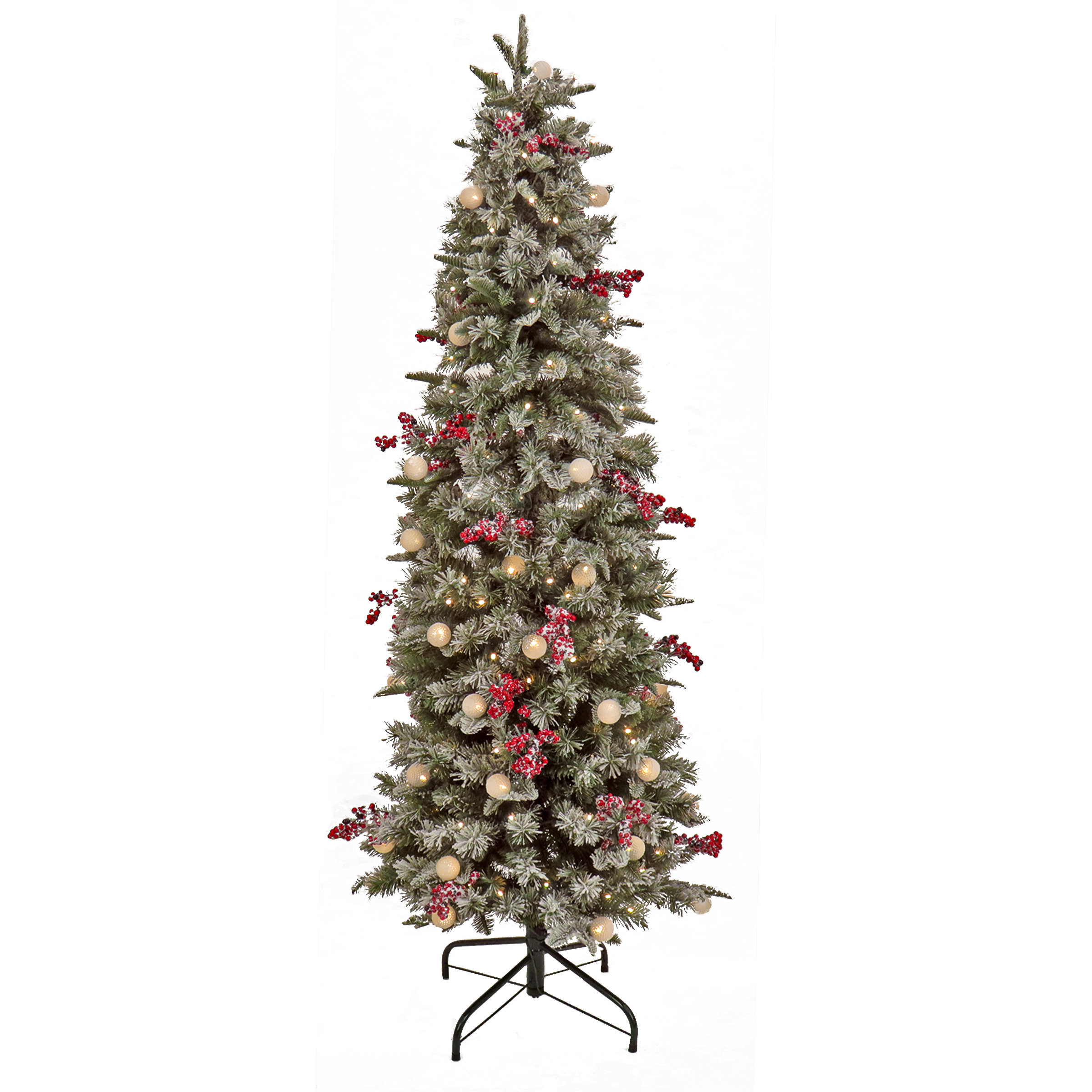 HGTV Home Collection 48'' Lighted Faux Pine Christmas Tree Wayfair
