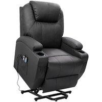 Three Posts Faux Leather Power Lift Recliner Chair