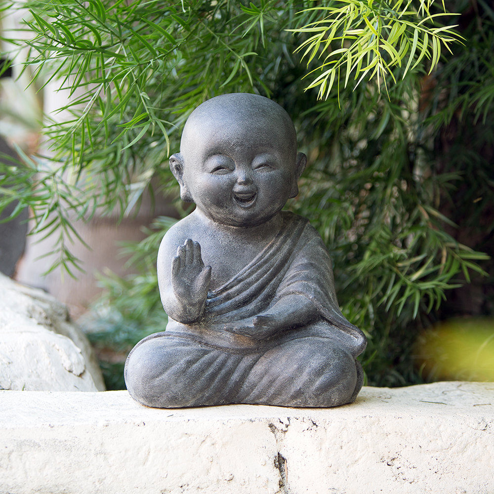 Bungalow Rose Meditating Shaolin Statue & Reviews | Wayfair