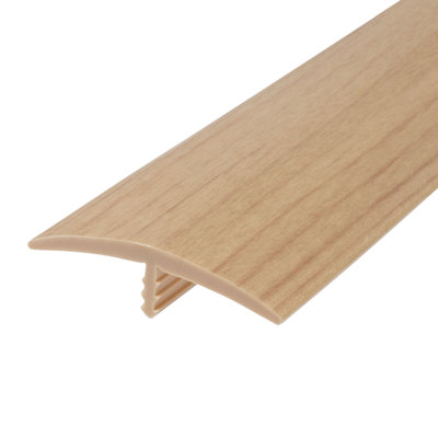 Outwater Plastic T-molding 11/16 Inch Red Flexible