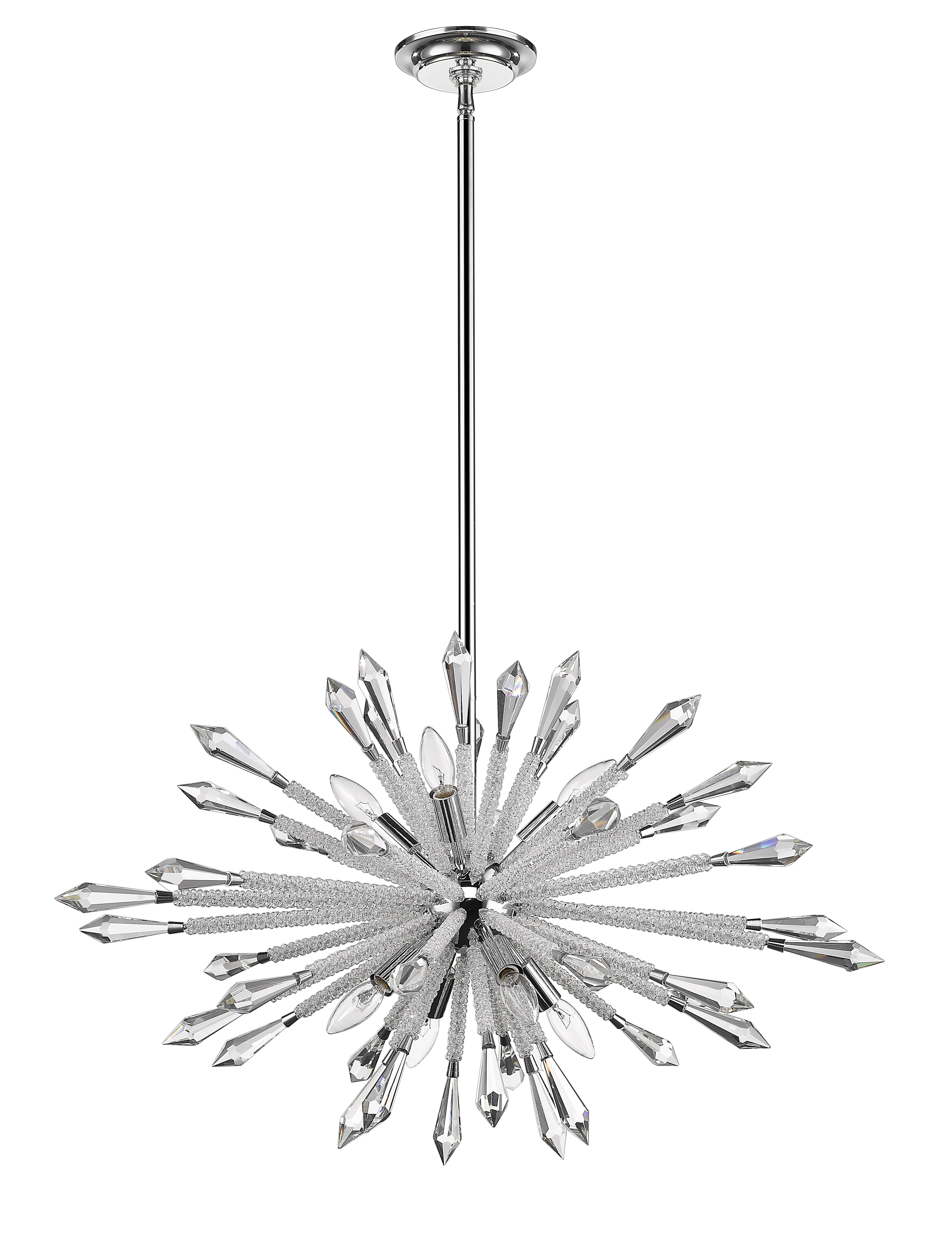 Brayden Studio® Pickering 8 Light Dimmable Sputnik Sphere Chandelier