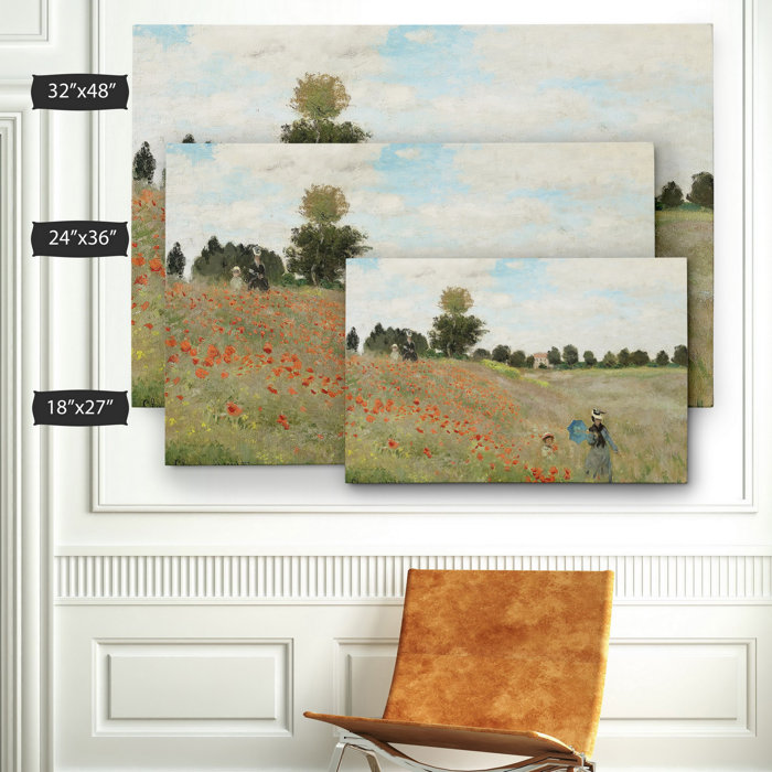 Vault W Artwork ‘Poppy Field’ by Claude Monet Print & Reviews | Wayfair