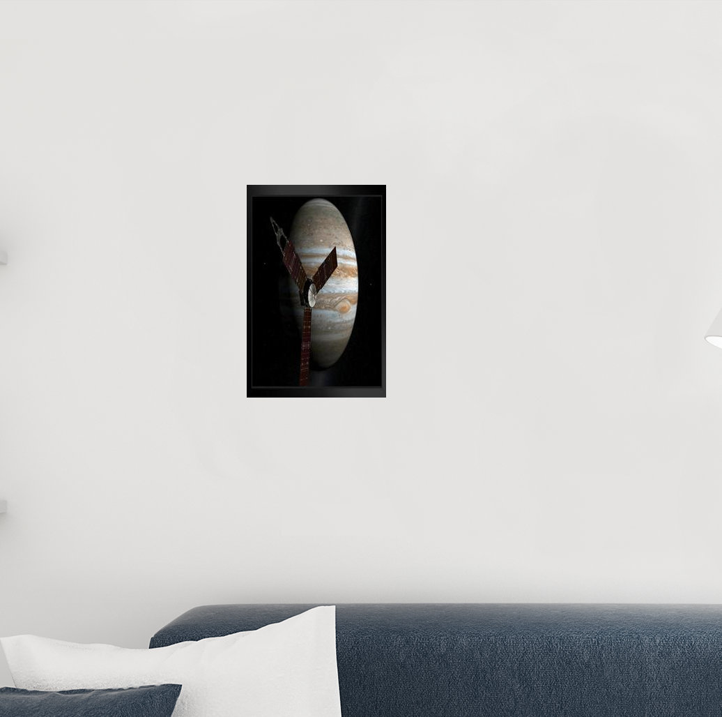 Latitude Run® Satellite Orbiting Jupiters Moon Juno Outer Space