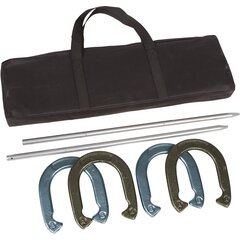 Includes 4 Horseshoes & 2 Steel Stakes & Durable Carrying Bag SpeedArmis Horseshoes Set Universal Size Lawn Horseshoes Outdoor Games for Parties Beach Backyard 