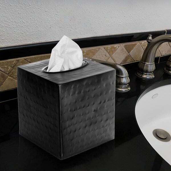 Tissue Box Cover Square Bathroom Accessories Dispenser Holder Decorative Books 