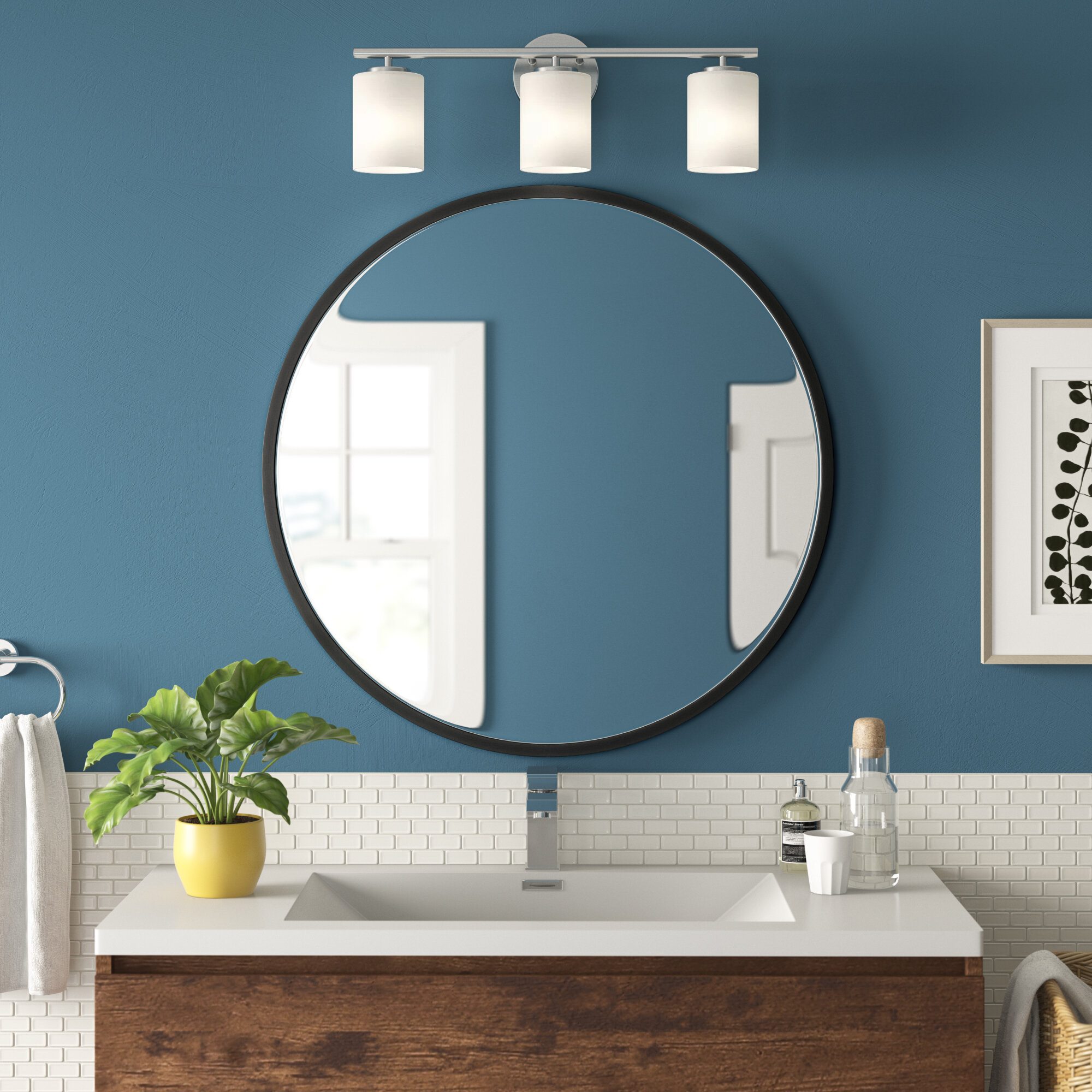 Round Bathroom Vanity | tunersread.com