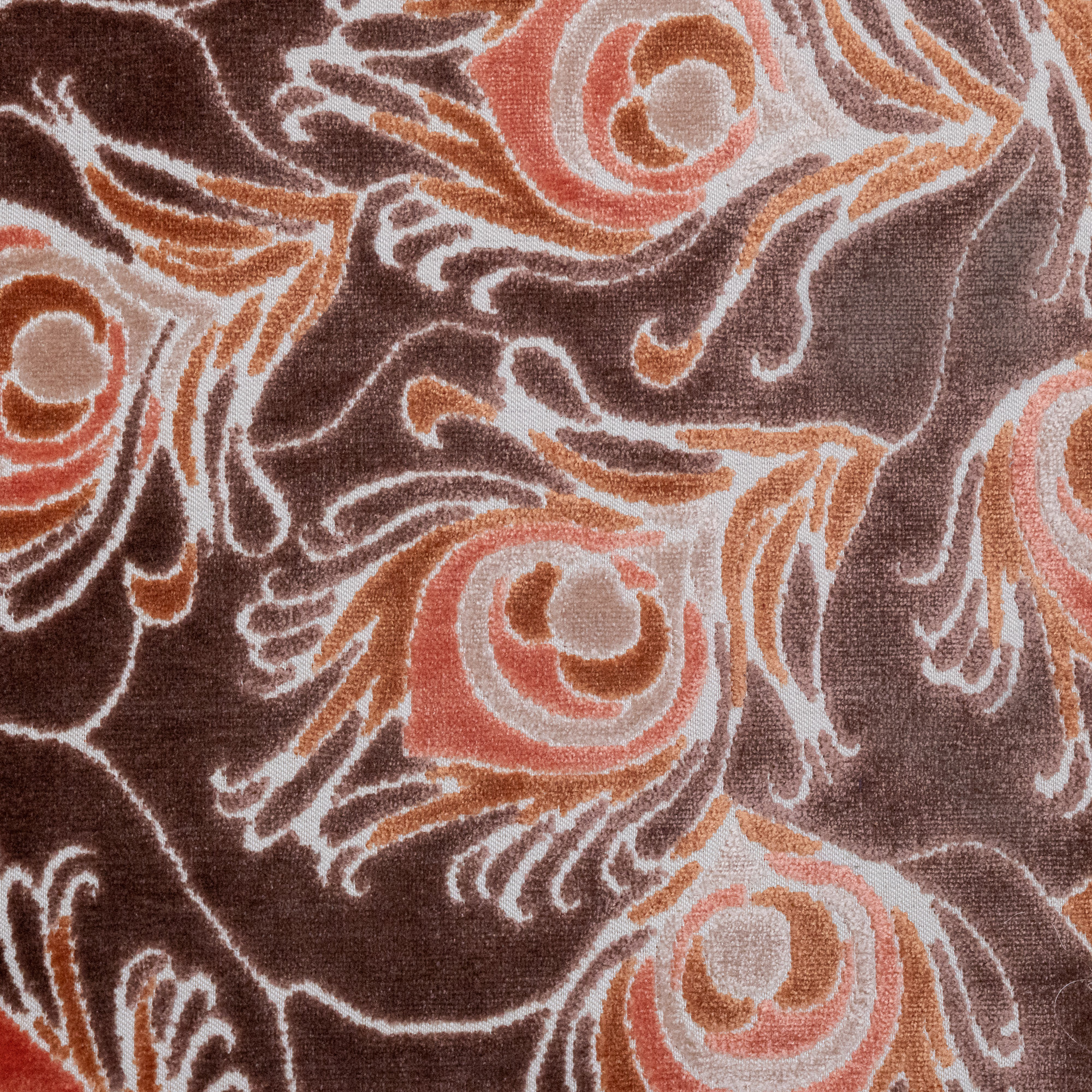 Top Fabric PlumageHawaii Cut Velvet Upholstery Fabric Wayfair