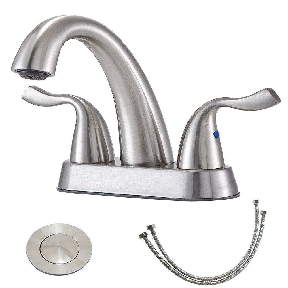 Friho Centerset Bathroom Faucet with Drain Assembly & Reviews Wayfair