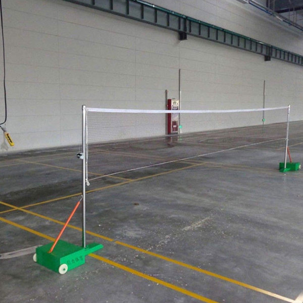 Portable Badminton Net Adjustable Foldable Badminton Replacement Net Standard Size Badminton Net Sports Equipment Net for Indoor or Outdoor Court Backyard Schoolyard Pool Beach Driveway 